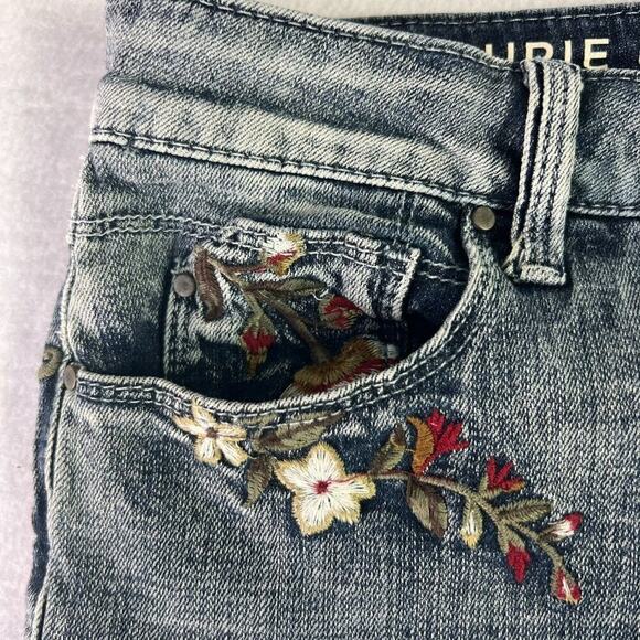 Laurie Felt Jeans Womens 4 Vintage Blue Classic Denim Embroidered Slim Leg Jean - Picture 14 of 15